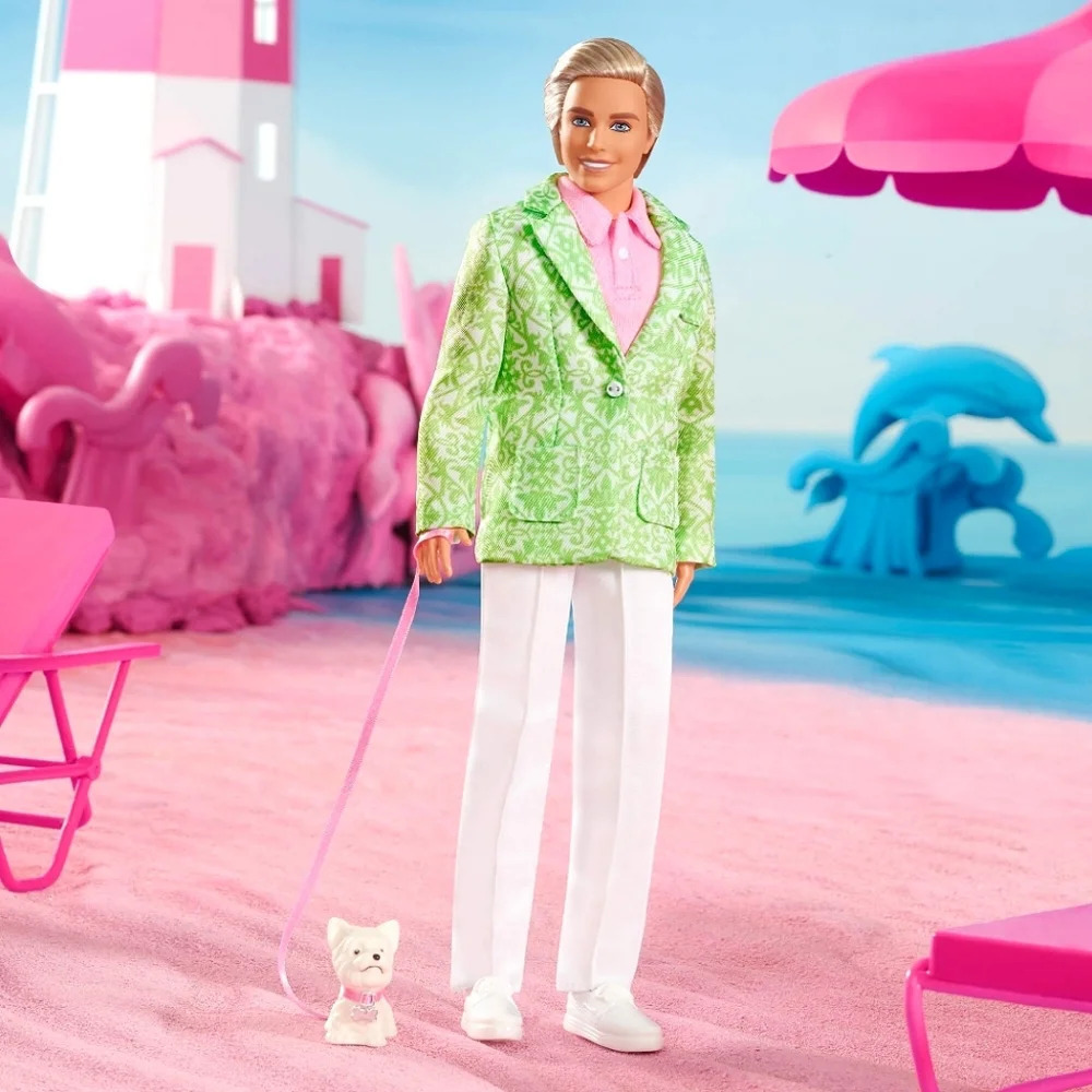 Barbie The Movie Sugar Daddy Ken Doll With Dog Mattel Barbie Signature 2023 NRFB